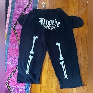 Phoebe Bridgers Official Merch Tour Sweatpants skeleton  hand cutoffs READ DES S